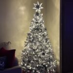 Christmas Tree White Snowflake Pencil Xmas Tree Holiday Decoration photo review