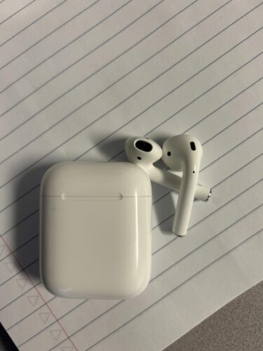 Apple AirPods (2nd Generation) Wireless Ear Buds. Bluetooth Headphones with Lightning Charging Case Included. Over 24 Hours of Battery Life. Effortless Setup for iPhone photo review