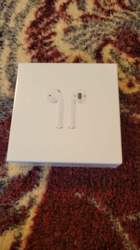 Apple AirPods (2nd Generation) Wireless Ear Buds. Bluetooth Headphones with Lightning Charging Case Included. Over 24 Hours of Battery Life. Effortless Setup for iPhone photo review